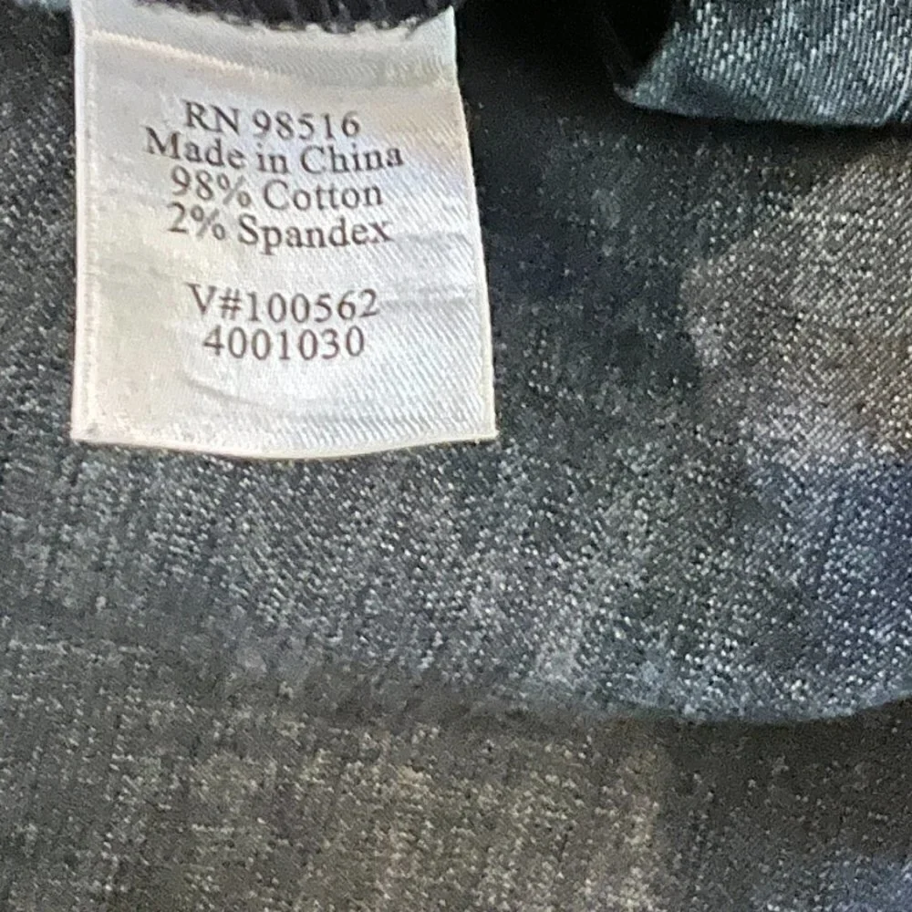 Coldwater Creek Crop Capri Dress Denim Pants, 20W - Picture 4 of 4